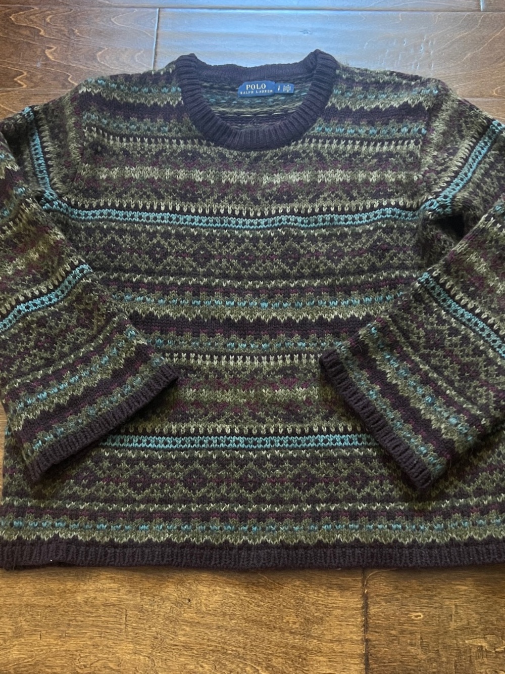 Polo Ralph Lauren Women’s Small Lambs-Alpaca Wool Blend Long Sleeve Sweater